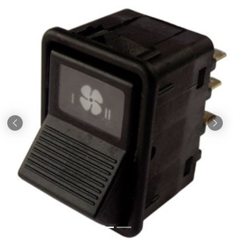 ** INTERRUPTOR TECLA VENTILADOR TETO  MB CAM/BUS 1984>1988 - IM-11497 - autopeca MARILIA da ITAPIR