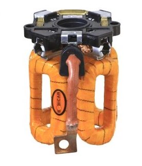 BOBINA CAMPO MOTOR PARTIDA 12V  MB SPRINTER 310D/MB180/FIAT DUCATO/GM S10/FORD F1000 (C/ SUPORTE ESCOVAS)