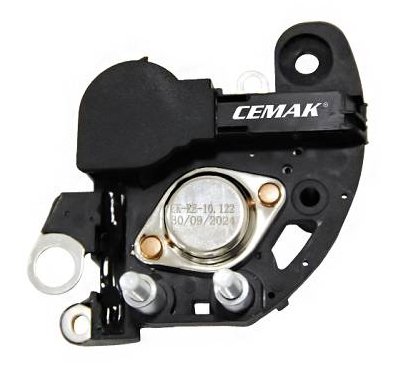 REGULADOR VOLTAGEM 12V  GM POLO (c/ Alt Denso)/FIESTA/ESCORT/LAND ROVER/MAZDA/NEW HOLLAND/MF/PERKINS - RE- 10.122 - autopeca CEMAK da ITAPIR