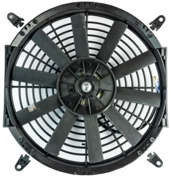 ELETRO-VENTILADOR SLIM  12V 12" (10H - 80W - 304mm)  UNIVERSAL - MQ-0892 - autopeca MULTIQUALITA  da ITAPIR