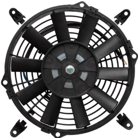 ** ELETRO-VENTILADOR SLIM  12V 9"  (10H - 80W - ASPIRA - 249mm)  UNIVERSAL