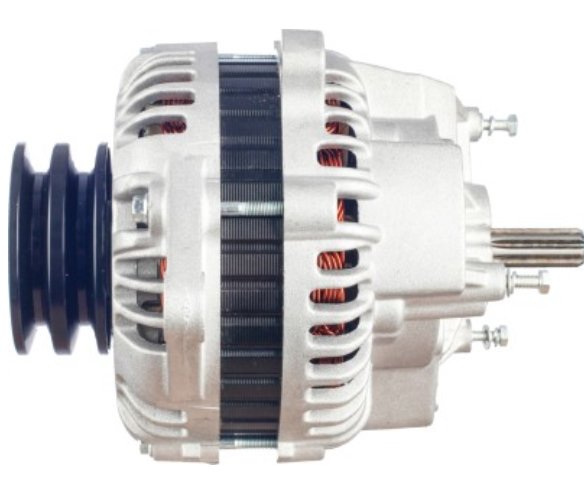 ALTERNADOR 12V 75A  HYUNDAI HR 2.5 TCI 2005>/KIA BONGO 2.4 2003>/MITSUBISHI L200 1996>2007/L300 1994>2000  (s/ bomba) - MQ-0573 - autopeca MULTIQUALITA  da ITAPIR