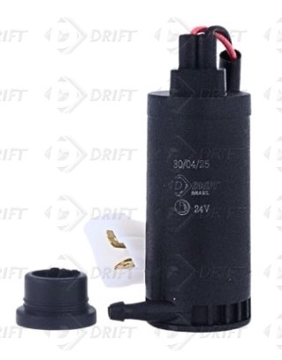 BOMBA LIMPADOR PARABRISA/ESGUICHO BICO GROSSO 24V  UNIVERSAL (GASOLINA/AGUA)