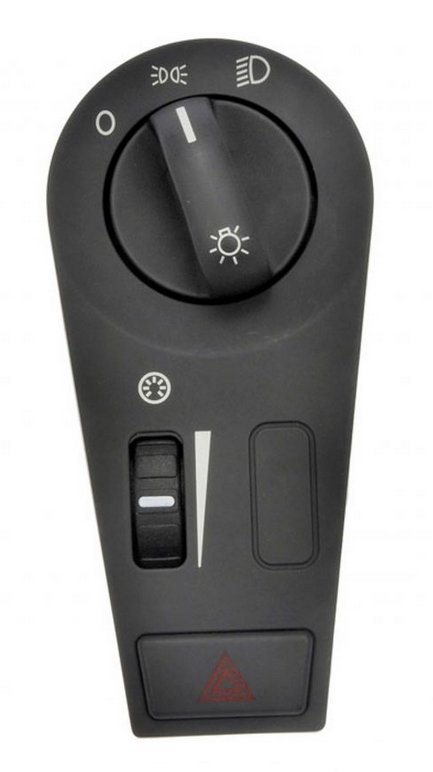 INTERRUPTOR 24V 10T FAROL/ALERTA   VOLVO CAM (c/ Reostato)  - KOS- 12.253.991 - autopeca KOSTAL da ITAPIR