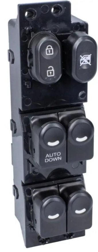 INTERRUPTOR VIDRO ELETRICO DIANTEIRO LE 12V 18T  HYUNDAI HB20S 2012>2015/HB20 2012>2015 