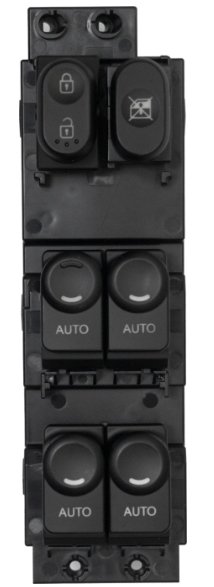 INTERRUPTOR VIDRO ELETRICO QUADRUPLO 12V 20T  HYUNDAI HB20 2017> (LED AMBAR)
