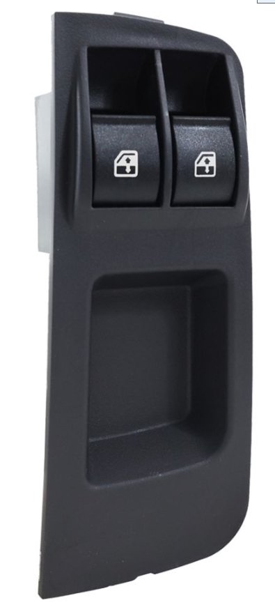 INTERRUPTOR VIDRO ELETRICO DUPLO LE 12V 6T  FIAT GRAND SIENA 2012>2021/NOVO PALIO 2012>2017 - autopeça da ITAPIR