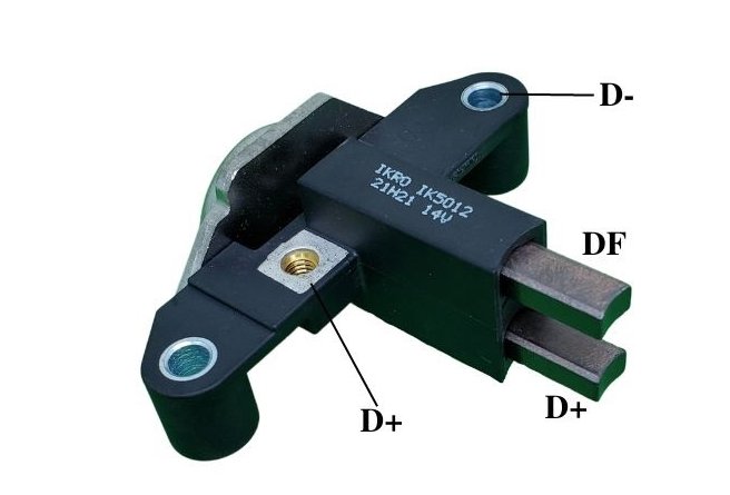 REGULADOR VOLTAGEM 12V  CHANA - IK-5012 - autopeca IKRO da ITAPIR