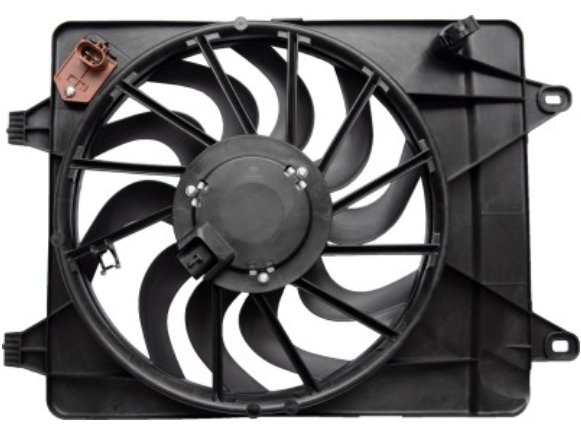 ELETRO-VENTILADOR (10H) (C/ ACD - C/ RESISTENCIA )  FIAT MOBI 1.0 3CIL 2017>/STRADA 1.4 2020>