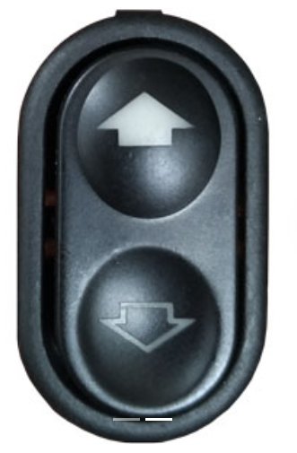 INTERRUPTOR VIDRO ELETRICO 12V 6T  FORD ESCORT 1997>2002/MONDEO 1994>1995/RANGER 2003>2005/FIESTA 1996>2002