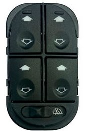 INTERRUPTOR VIDRO ELETRICO QUADRUPLO 12V  FORD ESCORT ZETEC 1997>2002/MONDEO 1994>1995