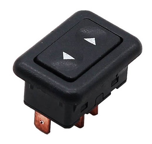 INTERRUPTOR VIDRO ELETRICO SIMPLES 12V 5T  FORD ESCORT 1990>1992/VERONA 1990>1992 - 02.1112 - autopeca OSPINA da ITAPIR