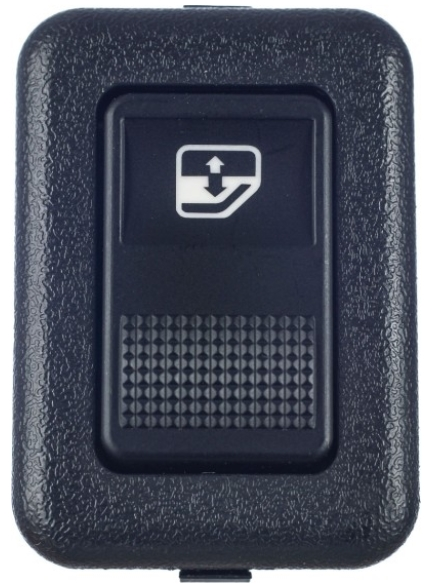 INTERRUPTOR VIDRO ELETRICO SIMPLES 12V 5T  FORD ROYALE 1991>1997/VERSALLES 1991>1997 (VERDE - C/ MOLDURA )