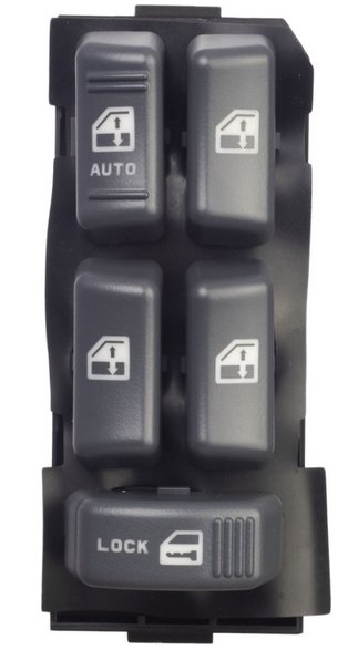 INTERRUPTOR VIDRO ELETRICO QUADRUPLO/TRAVA 12V 17T LE  GM BLAZER 1995>2011/S10 1995>2011/SILVERADO 1997>2002