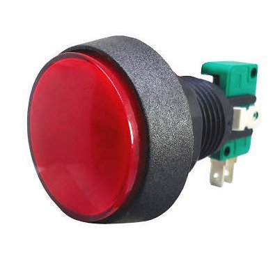 BOTOEIRA PULSO ILUMINACAO N.A/N.F 40mm 5V250V 5T 10A SAIDA NA/NF (VERMELHO) - DNI-2500.VM - autopeca DNI da ITAPIR