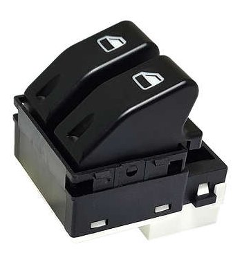 INTERRUPTOR VIDRO ELETRICO DUPLO 12V 6T  FIAT PALIO 1996>2002/STRADA 1996>2002/SIENA 1996>2002 (S/ MOLDURA)
