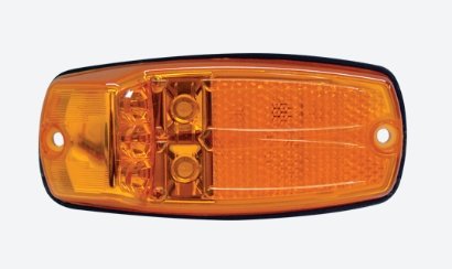 LANTERNA LATERAL (DIRECIONAL/ POSICAO/ RETROREFLETOR) LEDs 12/24V AMBAR  ONIBUS MARCOPOLO G7  - MUL- 5.07.63 - autopeca MULTILIGHT da ITAPIR