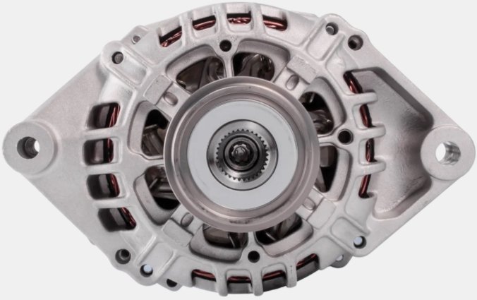 ALTERNADOR 12V 100A (6PK - 06 VIAS)  GM S10 2.8 2000>2012/BALZER 2.8 2000>2010/NISSAN FRONTIER 2.8 2002>2008/TROLLER 2.8 2002>2006 (MWM)