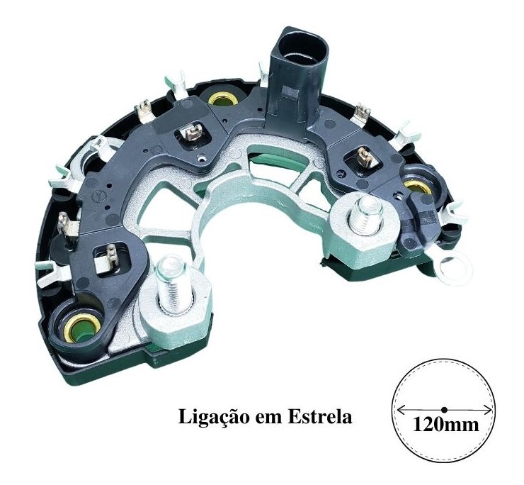 PLACA RETIFICADOR 12V 150A  VW Caminhões Leves