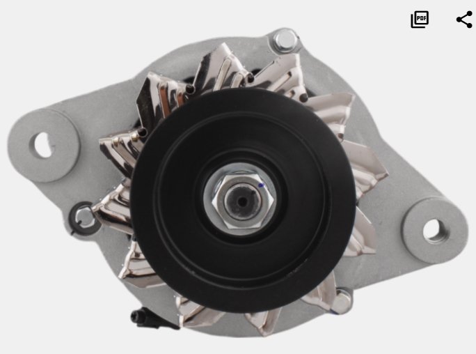 ALTERNADOR 24V 60A (8PK - 08 VIAS)  KOMATSU PC400/PC450/DOOSAN 155LCV/170LCV/250LCV/175LCV/140WV/160WV/210WV/200TCV/250V - EURO- 70.697 - autopeca POLO / EURO da ITAPIR
