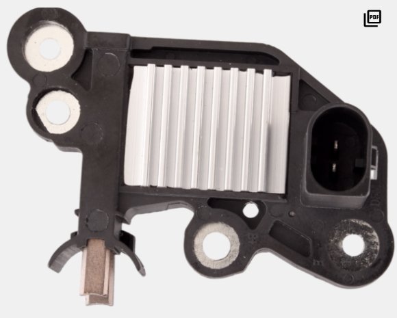 REGULADOR VOLTAGEM 12V  VW GOL 1.0 1996>2016/GOL 1.6 2008>2012/GOLF 2.0 1991>1997/POLO 1.6 2004>2014/POLO 2.0 2002>/VOYAGE 1.0 2008>/VOYAGE 1.6 1989>1993