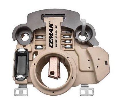 REGULADOR VOLTAGEM ALTERNADOR 12V  HONDA CIVIC/HRV 1.8 2014>/FIT 1.5 2006>/CRV 2.0 2012>2014                   - RE- 10.868 - autopeca CEMAK da ITAPIR