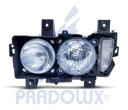 FAROL PRINCIPAL 24V LE  MB ATEGO 2023> (C/ LED- H1/H7) - PL-7062.92.22 - autopeca PRADOLUX da ITAPIR
