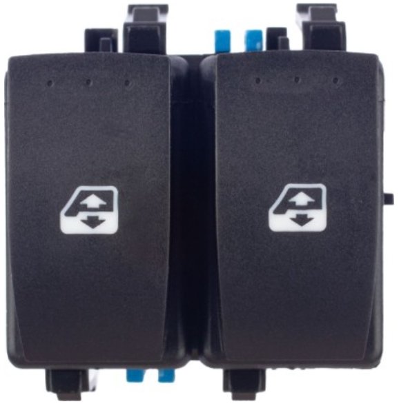 INTERRUPTOR VIDRO ELETRICO DUPLO 12V 10T  RENAULT LOGAN 2013>/SANDERO 2013>/DUSTER 2013>/MASTER 2013>/MEGANE 2006>2012  (ILUMINACAO AMBAR) - RN-1006 - autopeca MULTIQUALITA  da ITAPIR