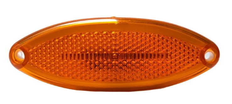 LANTERNA LATERAL POSICAO LED 12/24V AMARELA ELIPSE  UNIVERSAL (S/ SUPORTE  -  FIO) - MUL-40886 - autopeca MULTILIGHT da ITAPIR
