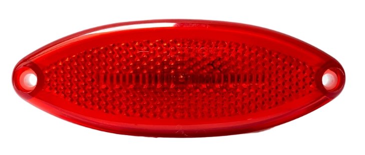 LANTERNA LATERAL POSICAO LED 12/24V VERMELHA ELIPSE  UNIVERSAL (S/ SUPORTE  -  FIO) - MUL-40889 - autopeca MULTILIGHT da ITAPIR