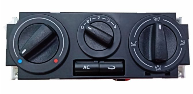 PAINEL COMANDO AR CONDICIONADO (ACD) 12V 12T   VW GOL GIII GIV 2005>2014/PARATI GIII GIV 2005>2014/SAVEIRO GIII GIV 2005>2014 (DENSO)