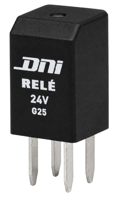 MICRO RELE AUXILIAR 4T 24V  NEW HOLLAND/CASE/CNH - DNI-8227 - autopeca DNI da ITAPIR