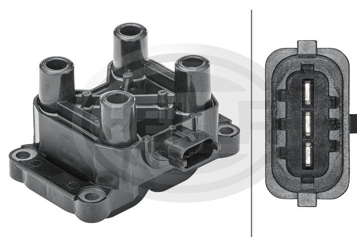 BOBINA IGNICAO 12V 3T  GM ASTRA 2.0 89V 2004>2008/VECTRA 2.0 8V 2003>2005/ZAFIRA 2.0 8V 2004>2012