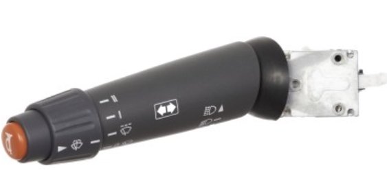CHAVE SETA/FAROL/LIMPADOR 24V  MB AXOR 2035S/2040S/2044S/2535/2540S/2640S/2826/2831/3340/4140K/1933/1936/2533/2548/2644S/3344/3333/4144K/ATEGO 1315/1318/1418/1518/1718/1725/1728/2425/2428 (CINZA)