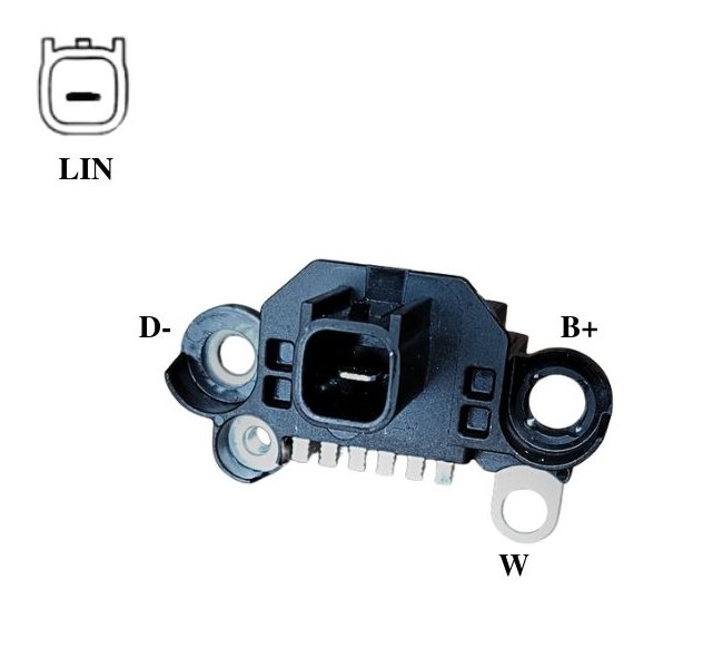 REGULADOR VOLTAGEM ALTERNADOR 12V  HONDA HRV/CITY/FIT 1.5 2020>2024 - autopeça da ITAPIR
