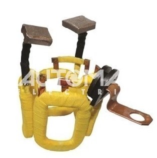 BOBINA CAMPO MOTOR PARTIDA 24V  CATERPILLAR 2384C/2570C/2670C/320B/320E/559C/563C/573C/924K/926M/930M/938H/938K/938M/950GC/953C/963D/HYUNDAI HL77095 (C/ ESCOVAS) 