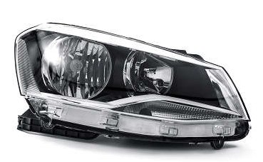 FAROL PRINCIPAL LD  VW GOL GVI 2013>2016/SAVEIRO GVI 2013>2016/VOYAGE 2013>2016 (Lampada H7/H1 - Moldura Frontal Metalizada) - ART-160.838 - autopeca ARTEB da ITAPIR