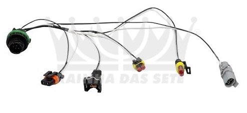 CHICOTE FAROL DUPLO REDONDO H7/H1/LANTERNA  MB ATRON 2013> - ETE-9218 - autopeca RAINHA 7  da ITAPIR