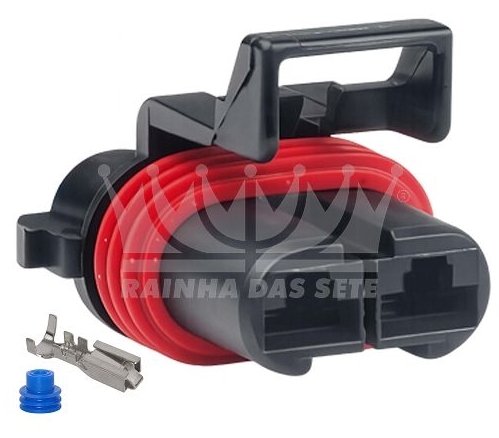 KIT CHICOTE 2V ELETRO-VENTILADOR AR CONDICINADO (ACD)  AGCO COLHEITADEIRAS - ETE-1831 - autopeca RAINHA 7  da ITAPIR