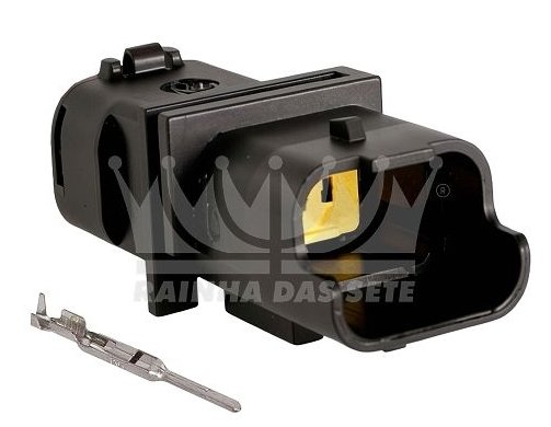 KIT CHICOTE 3V SENSOR ELETRO-VENTILADOR/AR CONDICIONADO (ACD)/SENSOR BORBOLETA TPS/SENSOR MAP/TEMPERATURA/FASE/CAIXA DIRECAO/SENSOR RE/FAROL DUPLO  CITROEN C3/PEUGEOT 206 - ETE-8250 - autopeca RAINHA 7  da ITAPIR