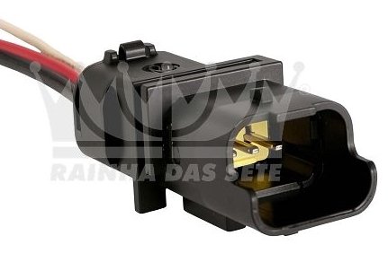 CHICOTE 3V SENSOR ELETRO-VENTILADOR/AR CONDICIONADO (ACD)/SENSOR BORBOLETA TPS/SENSOR MAP/TEMPERATURA/FASE/CAIXA DIRECAO/SENSOR RE/FAROL DUPLO  CITROEN C3/PEUGEOT 206/RENAULT/NISSAN/AUDI - ETE-9250 - autopeca RAINHA 7  da ITAPIR