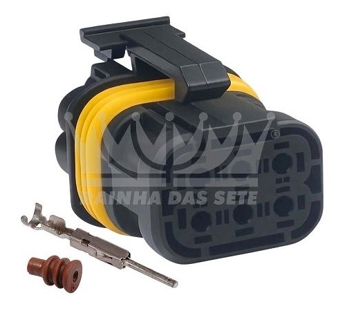KIT CHICOTE 6V LAMPADA/LATERNA TRASEIRA   SCANIA (MACHO) - ETE-8289 - autopeca RAINHA 7  da ITAPIR