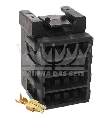 KIT PORTA 4 FUSIVEL 8 VIAS (S/ ABA FIXACAO) - ETE-1867 - autopeca RAINHA 7  da ITAPIR