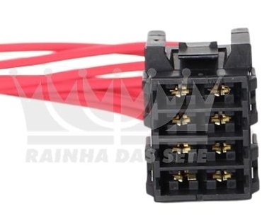 PORTA 4 FUSIVEL 8 VIAS (S/ ABA FIXACAO) - ETE-2867 - autopeca RAINHA 7  da ITAPIR