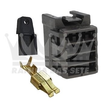 KIT PORTA 4 FUSIVEL 8 VIAS (C/ ABA FIXACAO) - ETE-1868 - autopeca RAINHA 7  da ITAPIR