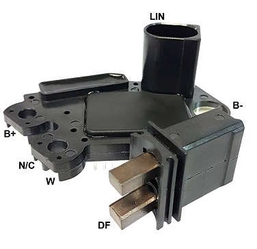 REGULADOR VOLTAGEM 12V  VW POLO 2017>VIRTUS 2018> MOTOR EA211 1.0 3CIL TSI - GA- 989 - autopeca GAUSS -  ELETRICA da ITAPIR