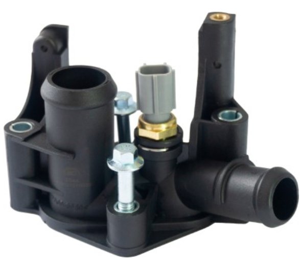 CARCACA VALVULA TERMOSTATICA   FORD NEW FIESTA 2011>2018/ECOSPORT 1.6 2013>2018/FOCUS 1.6 2009>2015 (C/ SENSOR TEMPERATURA) - MQ-0544 - autopeca MULTIQUALITA  da ITAPIR