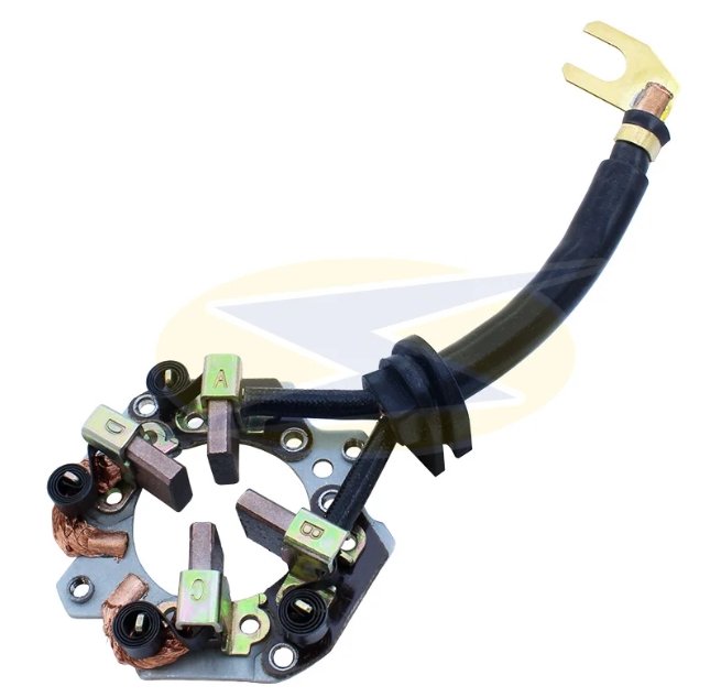 SUPORTE 04 ESCOVAS MOTOR PARTIDA  FIAT PALIO/PUNTO/SIENA/STRADA/UNO/RENAULT FLUENCE 1.6/LOGAN 1.6/MEGANE IV 1.6/NISSAN TIIDA 1.6 - UF- 1.391/4 - autopeca UNIFAP da ITAPIR