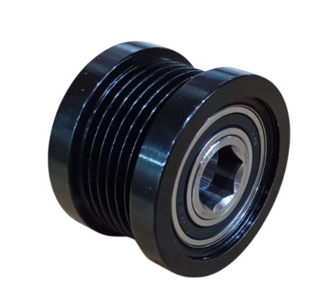 POLIA ALTERANDOR (6PK - 06VIAS)  FIAT TORO/JEEP RENEGADE/COMPASS (DIESEL) (OAD - C/ AMORTECIMENTO) - IK-7128 - autopeca IKRO da ITAPIR