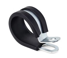 ABRACADEIRA ACO EMBORACHADA (FURO 25 mm - LARGURA 15 mm - ESPESSURA 0,8 mm) - ETE-BP-0025 - autopeca RAINHA 7  da ITAPIR